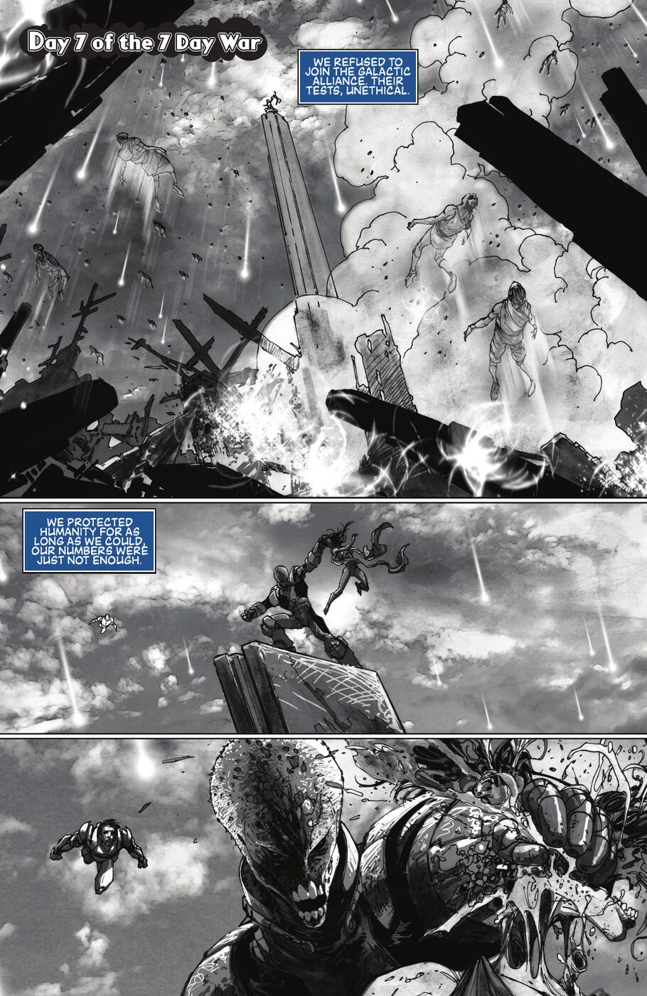 Humanity of Legend comic book, page 5