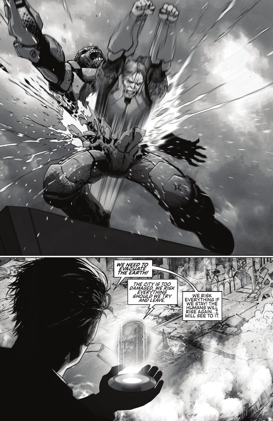Humanity of Legend comic book, page 6