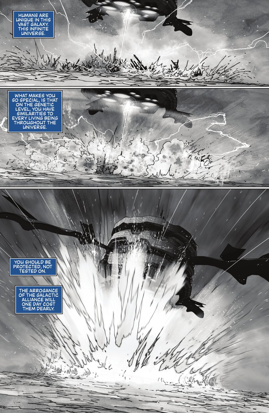 Humanity of Legend comic book, page 7